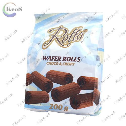 Рулетики зі смаком шоколаду ТМ Rollo 200 г.