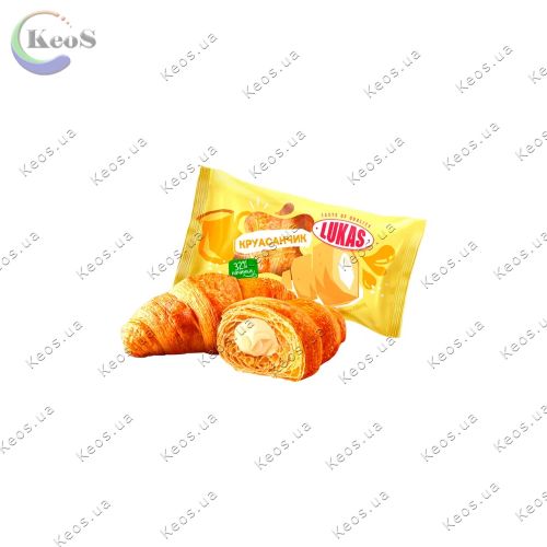 Круасан з молочно-кремовою начинкою Lukas 45 г.