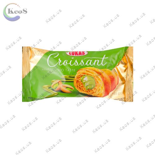 Круасан з начинкою зі смаком Фісташки Lukas 45 г.