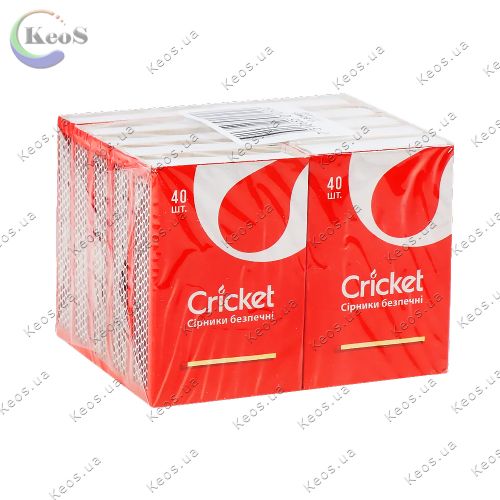 Сірники безпечні Cricket 10 шт.