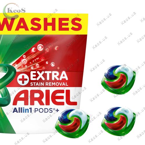 Капсули для прання універсальні ARIEL PODS EXTRA PODER QUITAMANCHAS 4в1 1 шт.