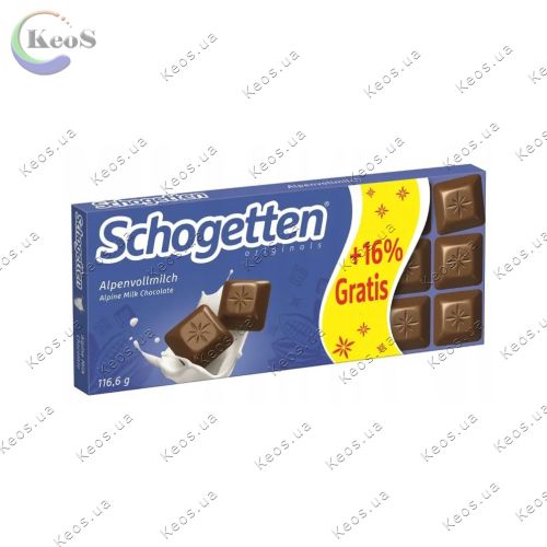 Молочний шоколад Schogetten 116,6 г.