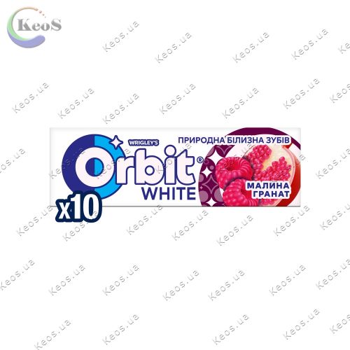Жувальна гумка Orbit White Малина-Гранат 14 г.