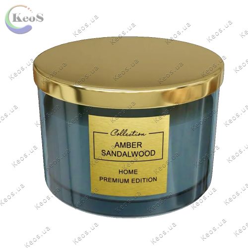 Ароматична свічка Pepco Home Amber Sandalwood 38 годин горіння 1 шт.