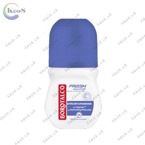 Антиперспірант роликовий Borotalco Fresh non-stop Aquatic Flowers 50 мл.