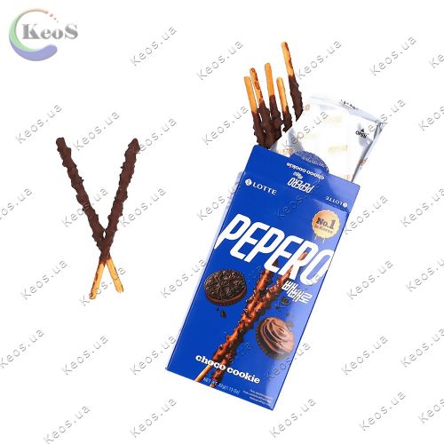 Соломка Pepero Choco Cookie у шоколадній глазурі Lotte 32 г