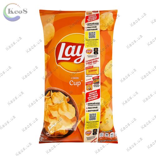Чіпси картопляні Lays Сир 120 г