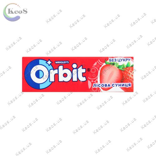 Жувальна гумка Orbit Лісова суниця Без цукру 14 г.
