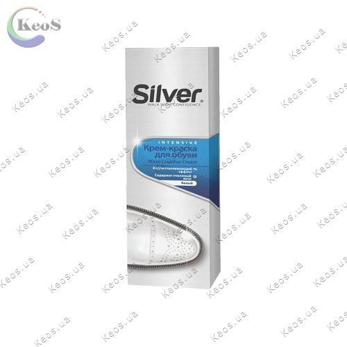 Крем-фарба для взуття Silver Біла 75 мл