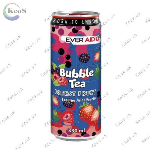 Чай Bubble Tea Лісові ягоди EVER AID Forest Fruit 0.33 л