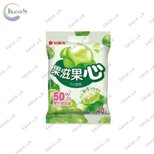 Жувальні цукерки Orion Peelable Black Grape Flavor Gummy Candy 17 г