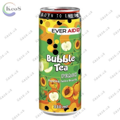 Чай Bubble Tea Персик EVER AID Peach 0.33 л