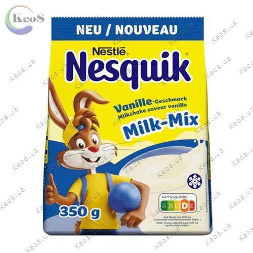 Какао зі смаком ванілі Nesquik Milk-Mix 350 г.