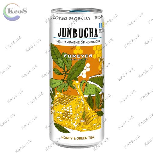 Напій безалкогольний слабогазований джамбуча Forever Janbucha Honey & Green Tea 330 мл.