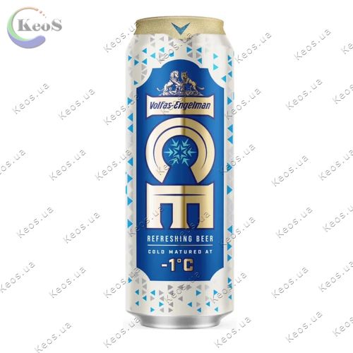 Пиво світле фільтроване Volfas Engelman ICE 4.5% 0.568 л.