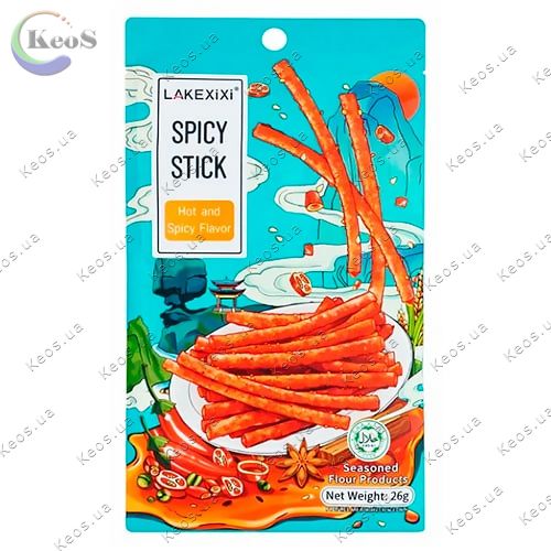 Снек Латяо Lakexixi Spicy Stick гострий 26 г