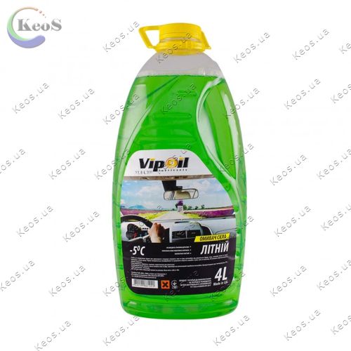 Омивач скла літній VipOil Яблуко 4 л.