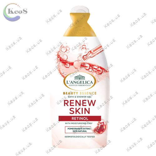 Гель для душу та ванни L'Angelica Renew Skin 500 мл.