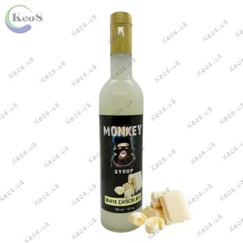 Сироп Monkey White Chocolate зі смаком Білого шоколаду 900 г.