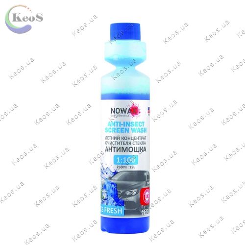 Омивач скла Літній концентрат NOWAX Anti Insekt Ice Fresh 250 мл