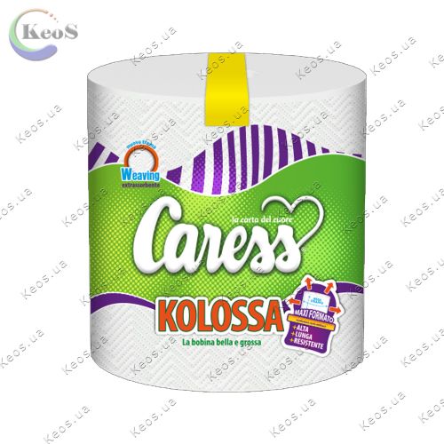 Паперові рушники Caress Kolossa 2 шари 1 рулон