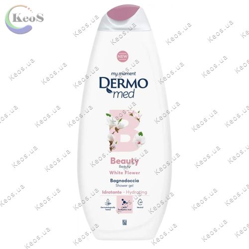 Гель для душу Dermomed White Flower Beauty Білі квіти 750 мл