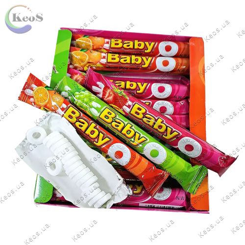 Цукерки льодяники з фруктовими смаками Baby Candy 22.5 г.