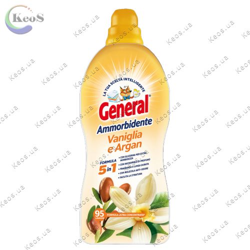 Кондиціонер для білизни General Ammorbidente Concentrato Vaniglia e Argan 1,425 л
