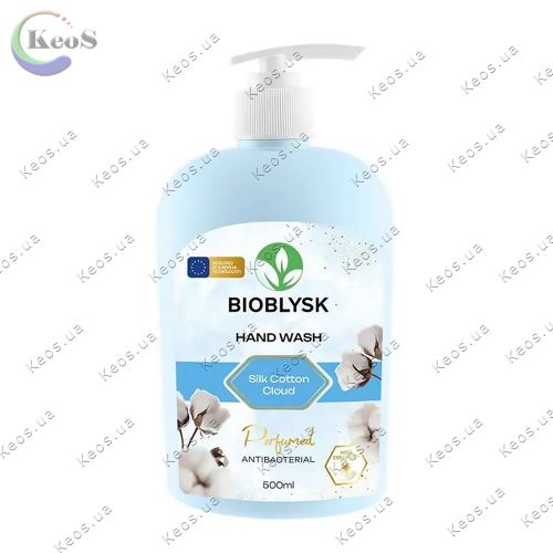 Крем-мило рідке BIOBLYSK парфумоване антибактеріальне “Silk Cotton Cloud” 500 мл.
