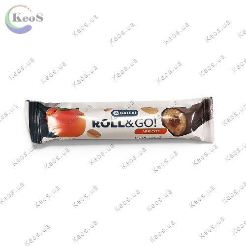 Батончик Вівсяний з абрикосовим джемом Roll&Go 30 г.