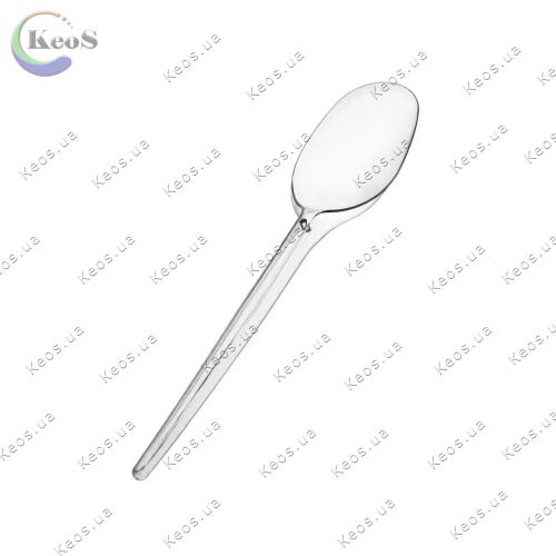 Ложка одноразова преміум прозора Plastic Eco Lux Fork 50 шт.