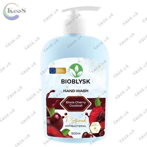 Крем-мило рідке BIOBLYSK парфумоване антибактеріальне “Black Cherry Cocktail” 500 мл.