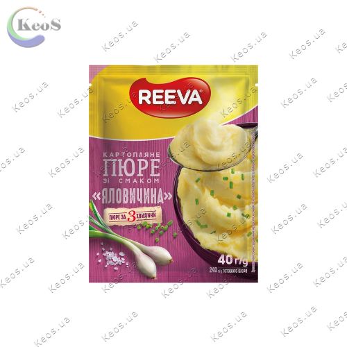 Пюре картопляне зі смаком яловичини Reeva 40 г