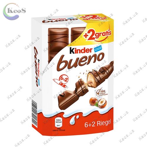 Батончик Kinder Bueno Chocolate Multipack (8 шт) 172 г