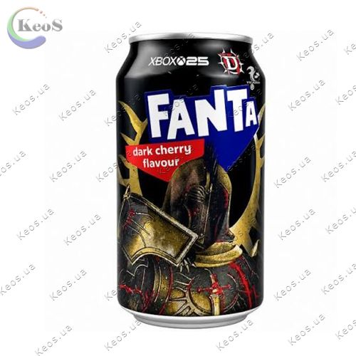 Напій безалкогольний сильно газований  Fanta Dark Cherry 330 мл.