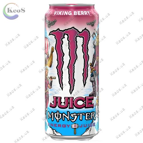 Газований енергетичний напій Monster Energy Viking Berry 500 мл.