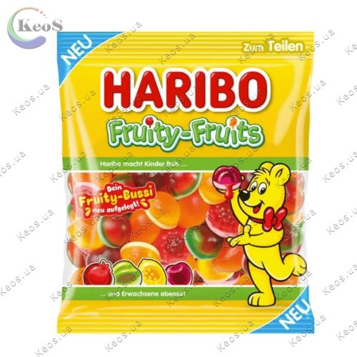 Жувальні цукерки Haribo Fruity Fruits Gummy Candy 175 г.