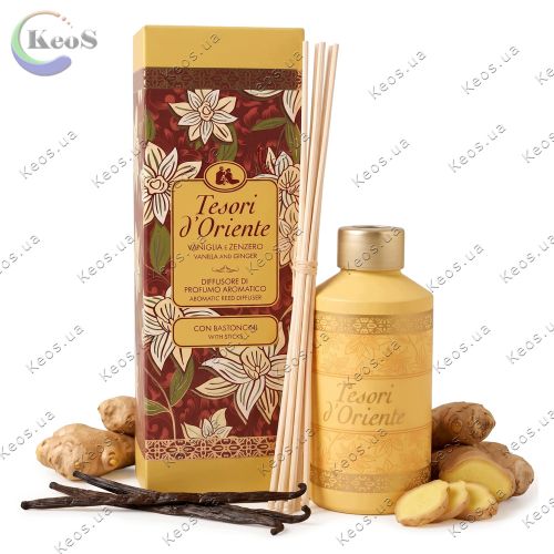 Ароматизатор диффузор Tesori d'Oriente Vanilla & Ginger 200 мл.