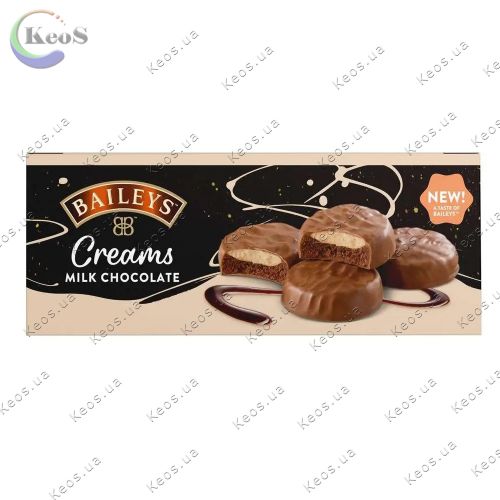 Печиво Baileys Creams Milk Chocolate 128 г.