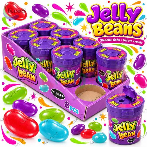Цукерки фруктові боби з дозатором Jelly Bean Wonder 56 г.