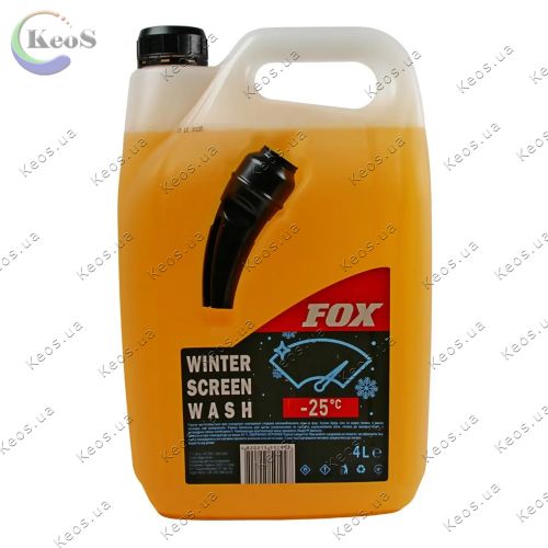 Омивач скла зимовий автомобільний Диня Fox Melon Shafer Winter Screen Wash -25 градусів 4 л.
