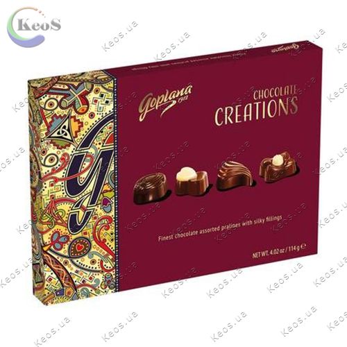 Цукерки праліне Bombons Pralines Chocolate Creations Goplana 114 г.
