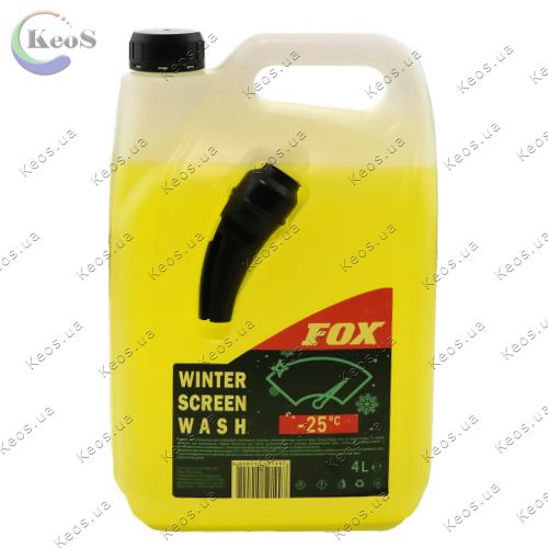 Омивач скла зимовий автомобільний Лимон Fox Lemon Shafer Winter Screen Wash -25 градусів 4 л.