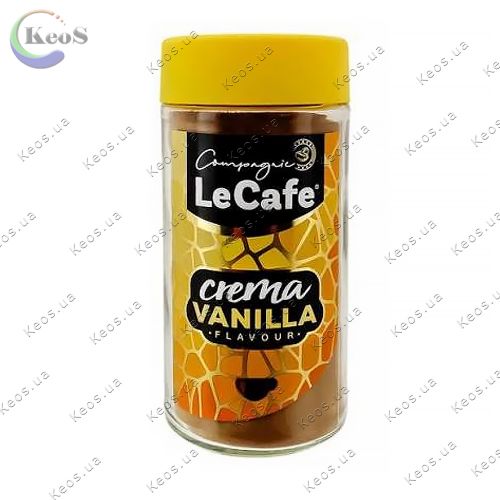 Кава розчинна з ароматом Ванілі Le Cafe Crema 75 г
