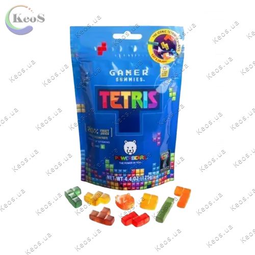 Жувальні желейні цукерки Power Bears Tetris Gummies 125 г