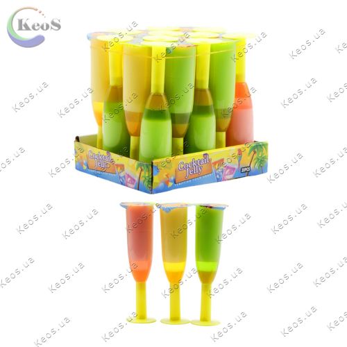 Цукерка желе пудинг Cocktail jelly з фруктовими смаками 1 шт.