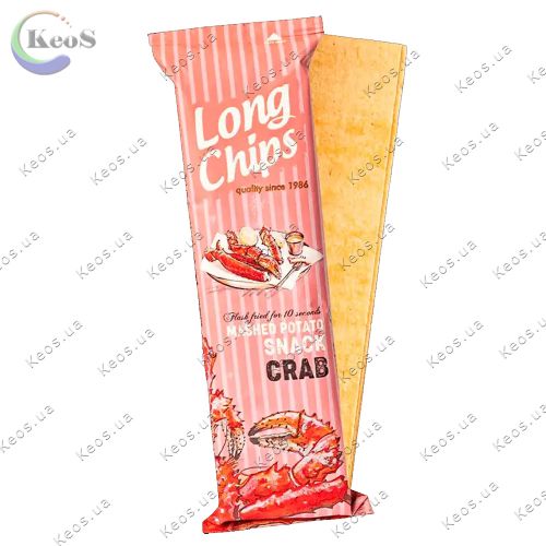 Чіпси Long Chips Crab 75 г.
